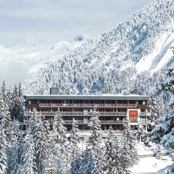Vue Courchevel en Hiver, Neige